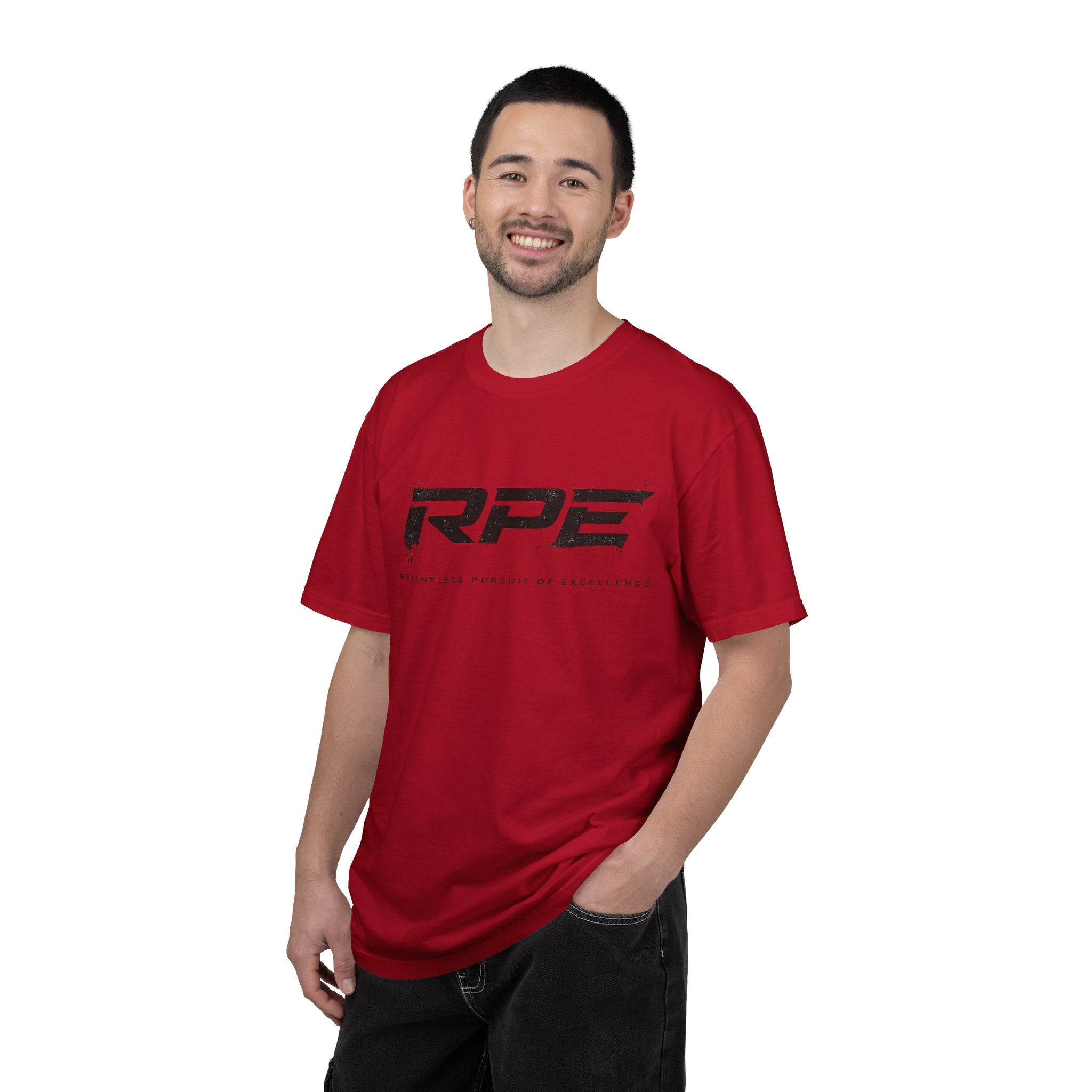 RPE logo tee T-Shirt | Athletic logo, minimalist black text