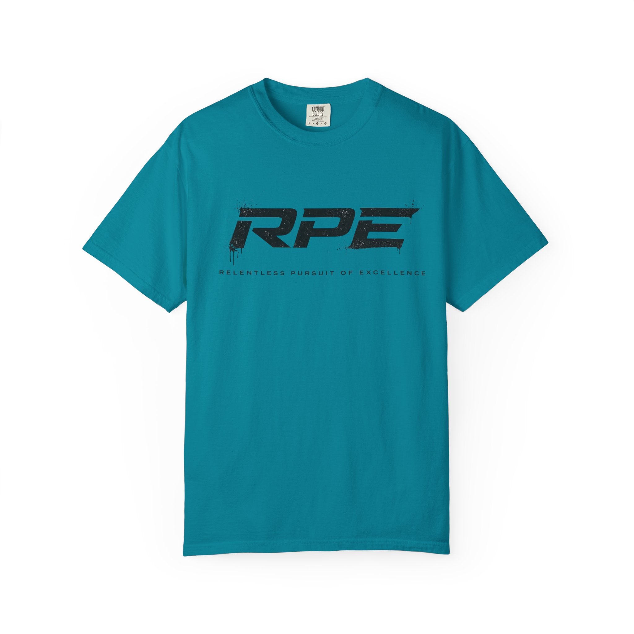 RPE logo tee T-Shirt | Athletic logo, minimalist black text