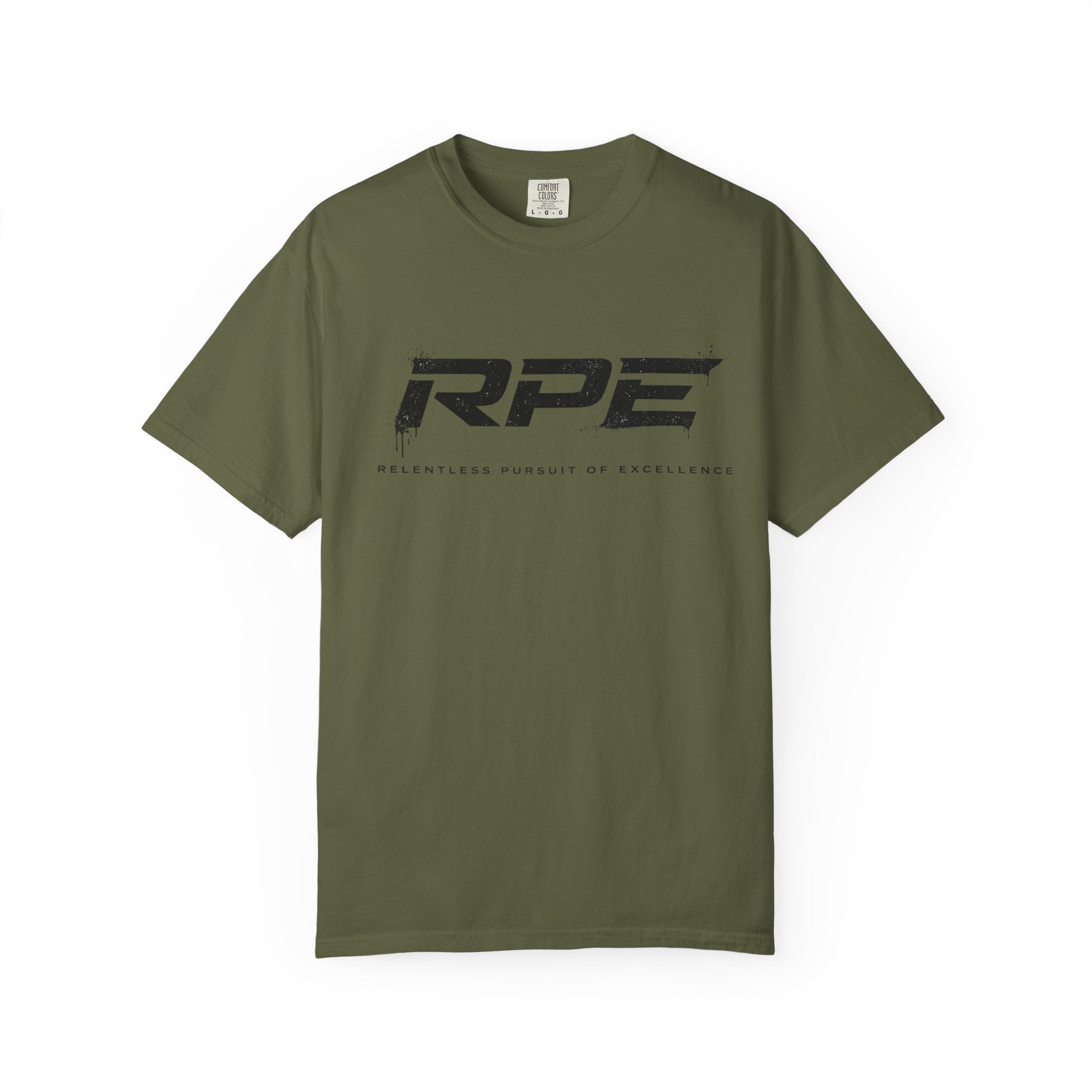 RPE logo tee T-Shirt | Athletic logo, minimalist black text