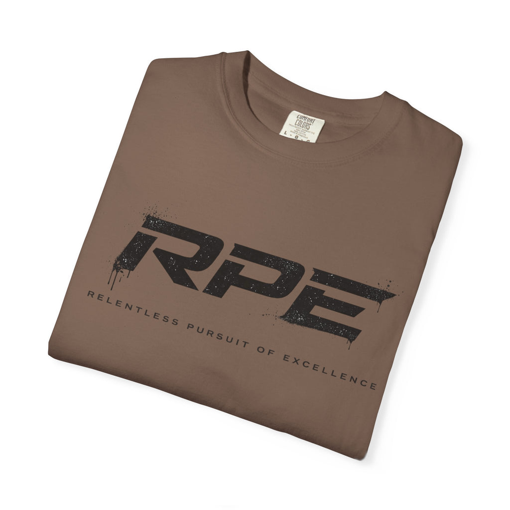 RPE logo tee T-Shirt | Athletic logo, minimalist black text