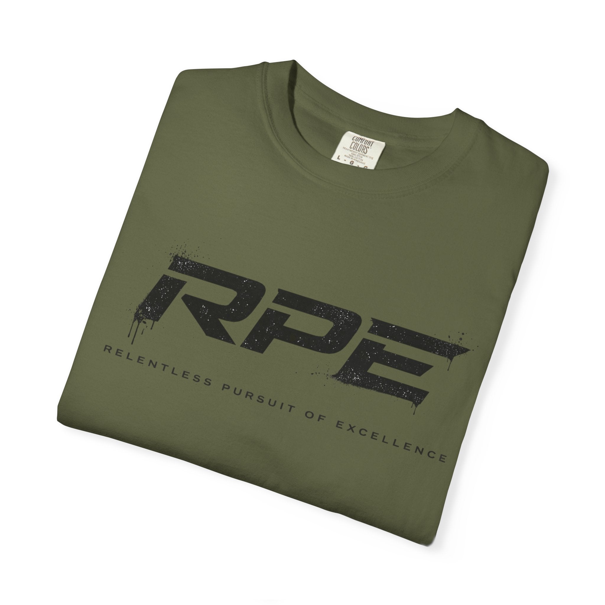 RPE logo tee T-Shirt | Athletic logo, minimalist black text
