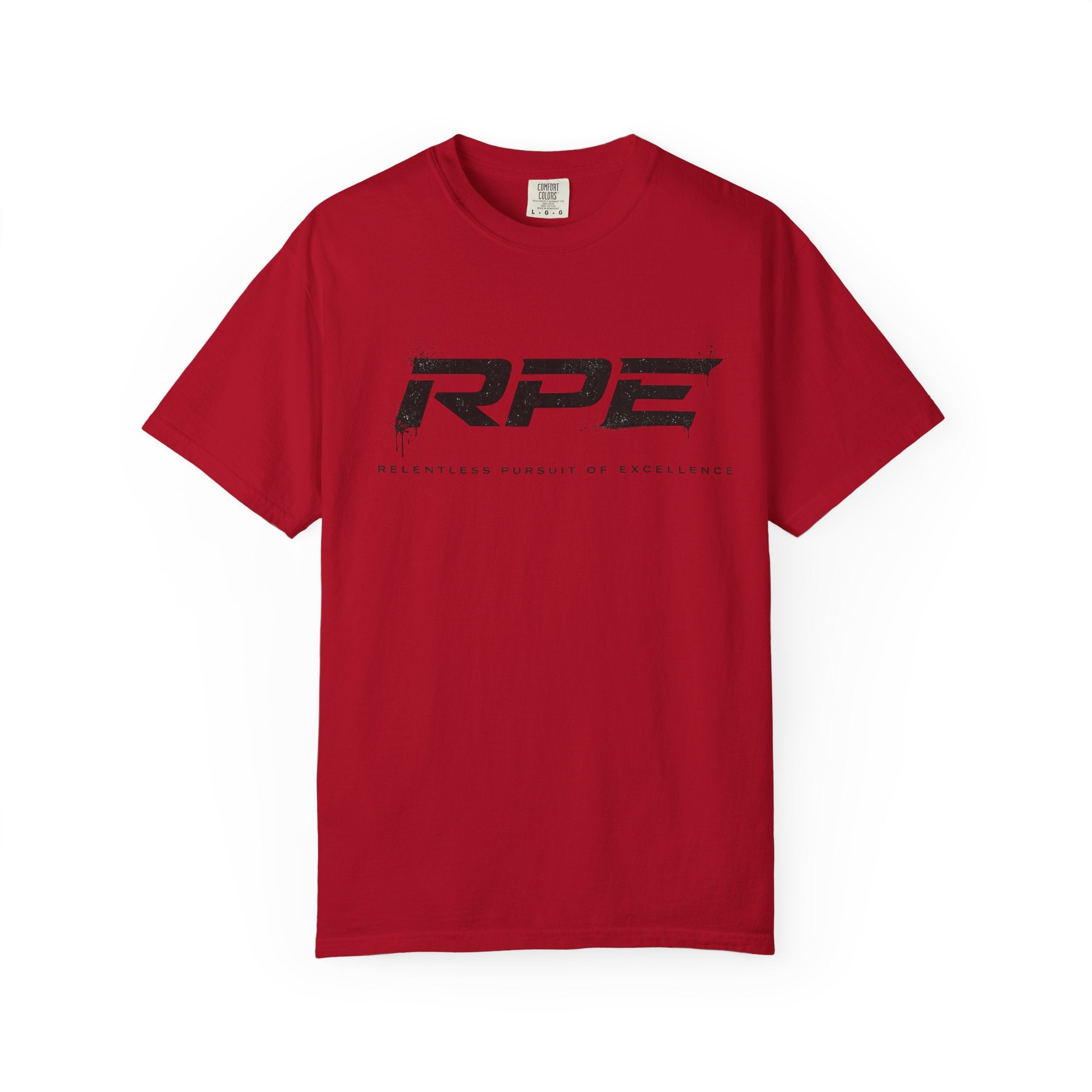 RPE logo tee T-Shirt | Athletic logo, minimalist black text