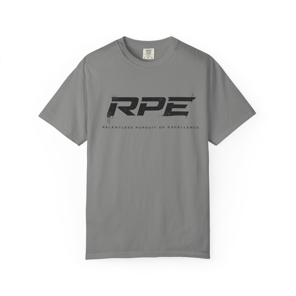 RPE logo tee T-Shirt | Athletic logo, minimalist black text