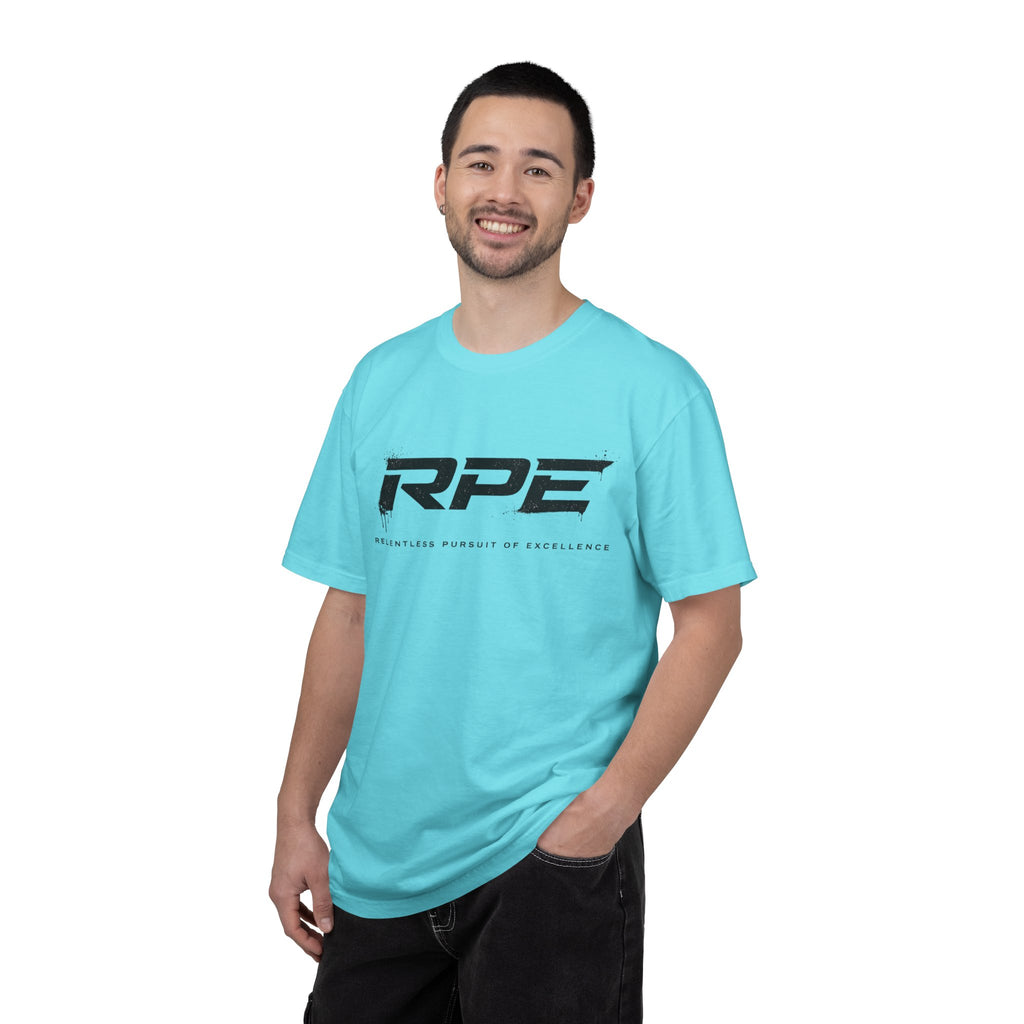 RPE logo tee T-Shirt | Athletic logo, minimalist black text