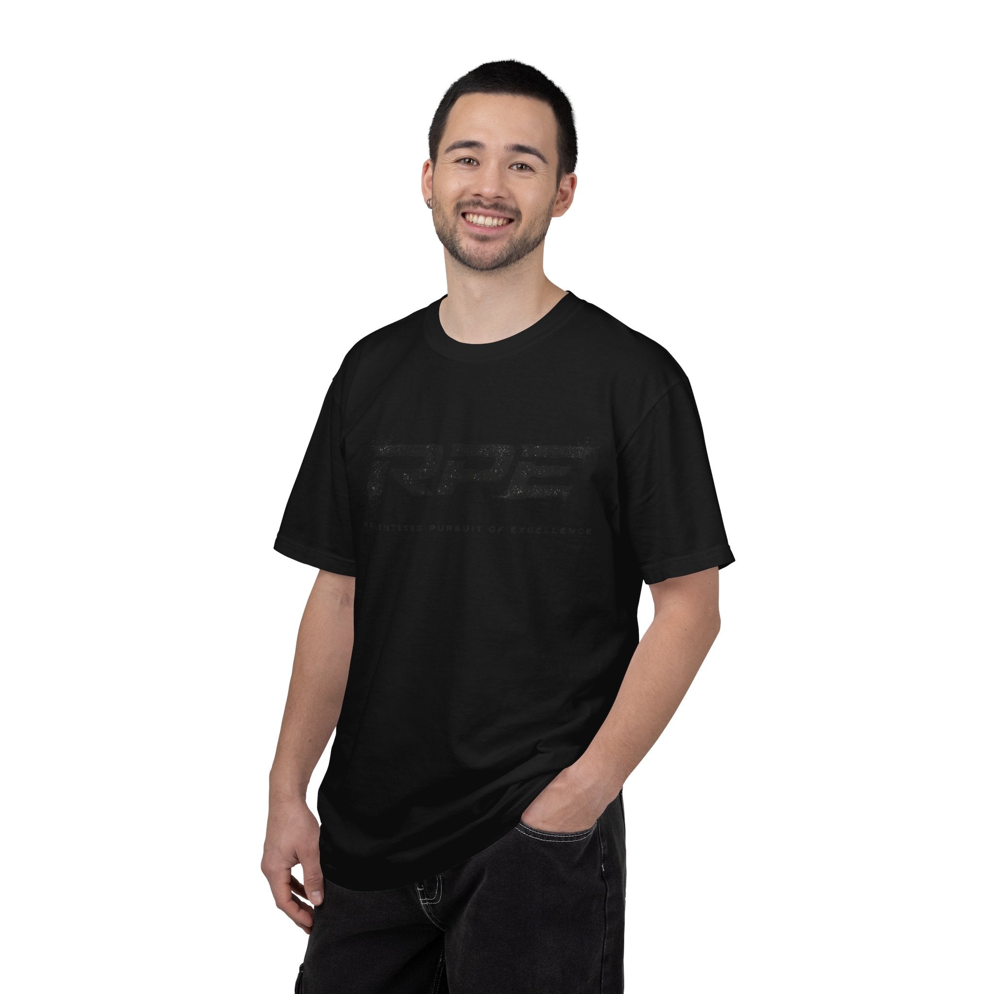 RPE logo tee T-Shirt | Athletic logo, minimalist black text