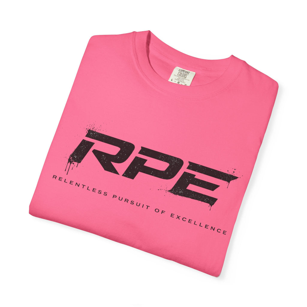 RPE logo tee T-Shirt | Athletic logo, minimalist black text