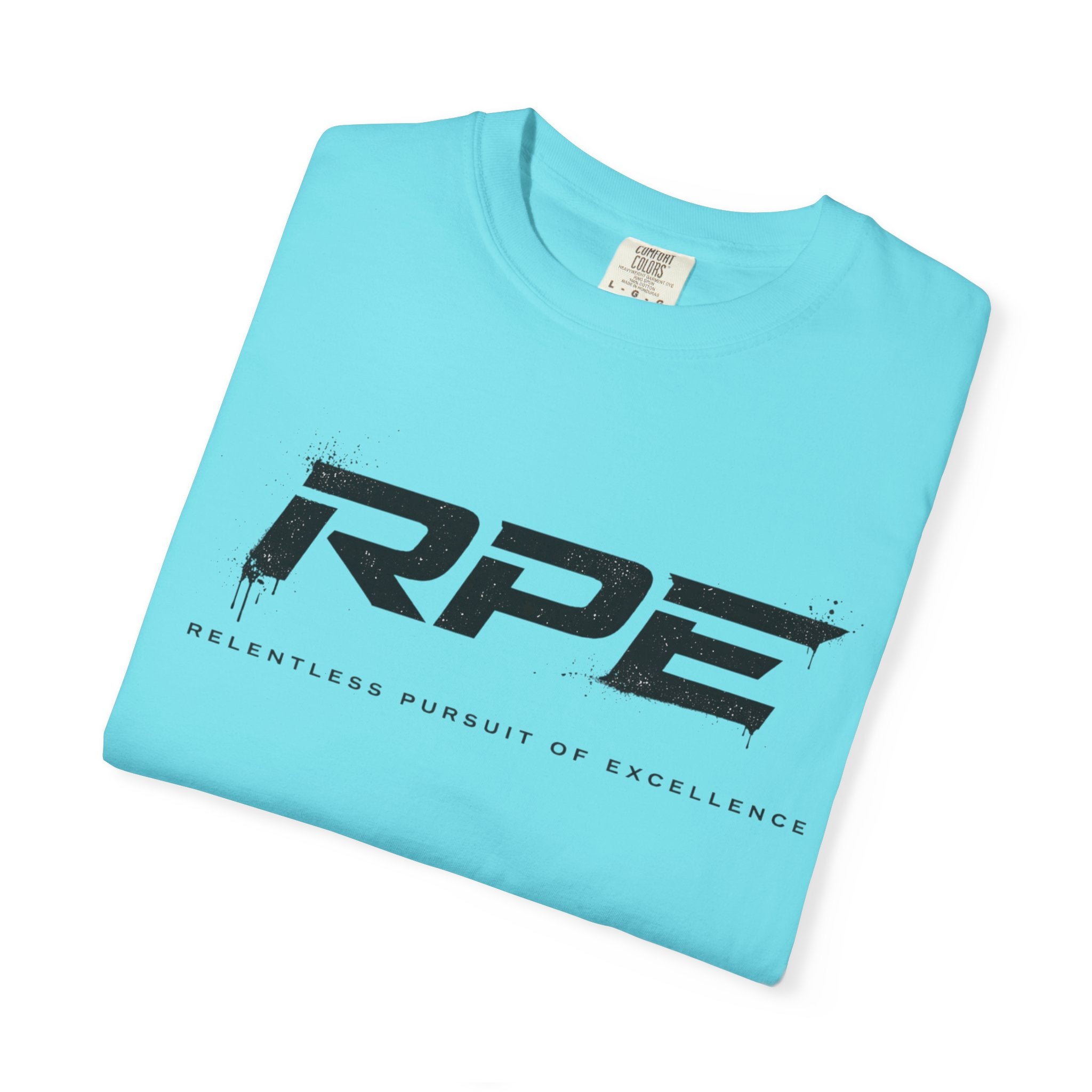 RPE logo tee T-Shirt | Athletic logo, minimalist black text