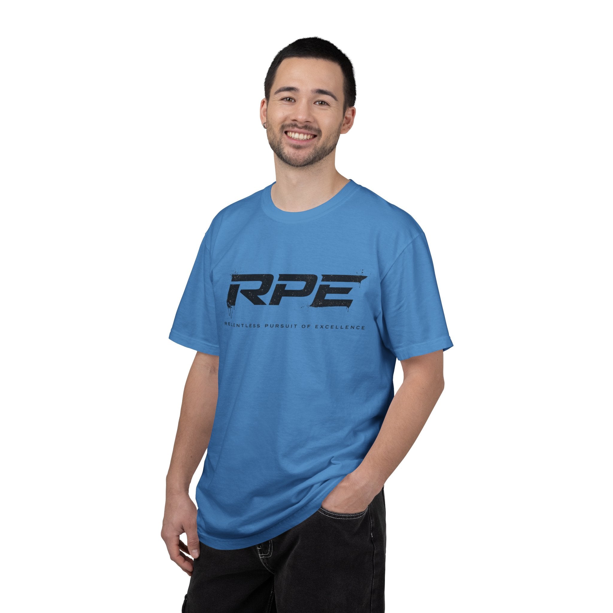RPE logo tee T-Shirt | Athletic logo, minimalist black text