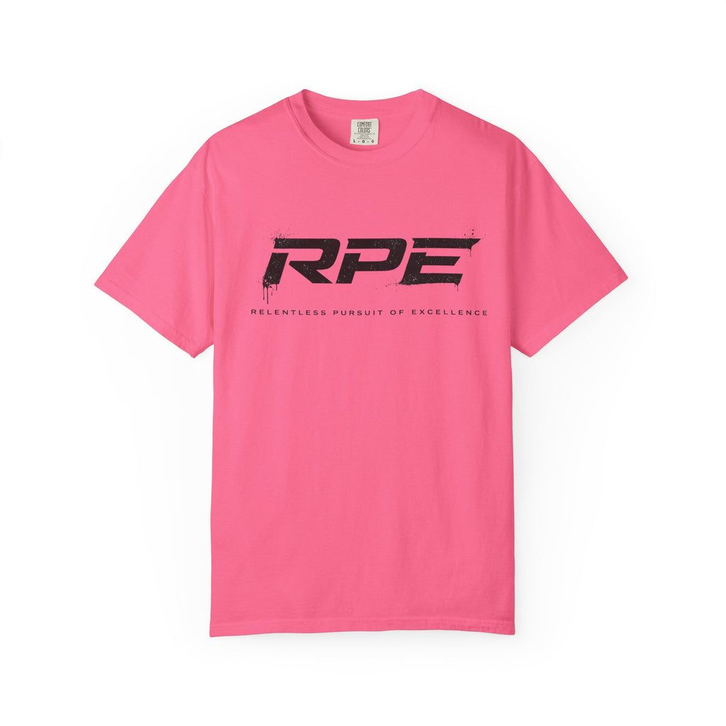 RPE logo tee T-Shirt | Athletic logo, minimalist black text