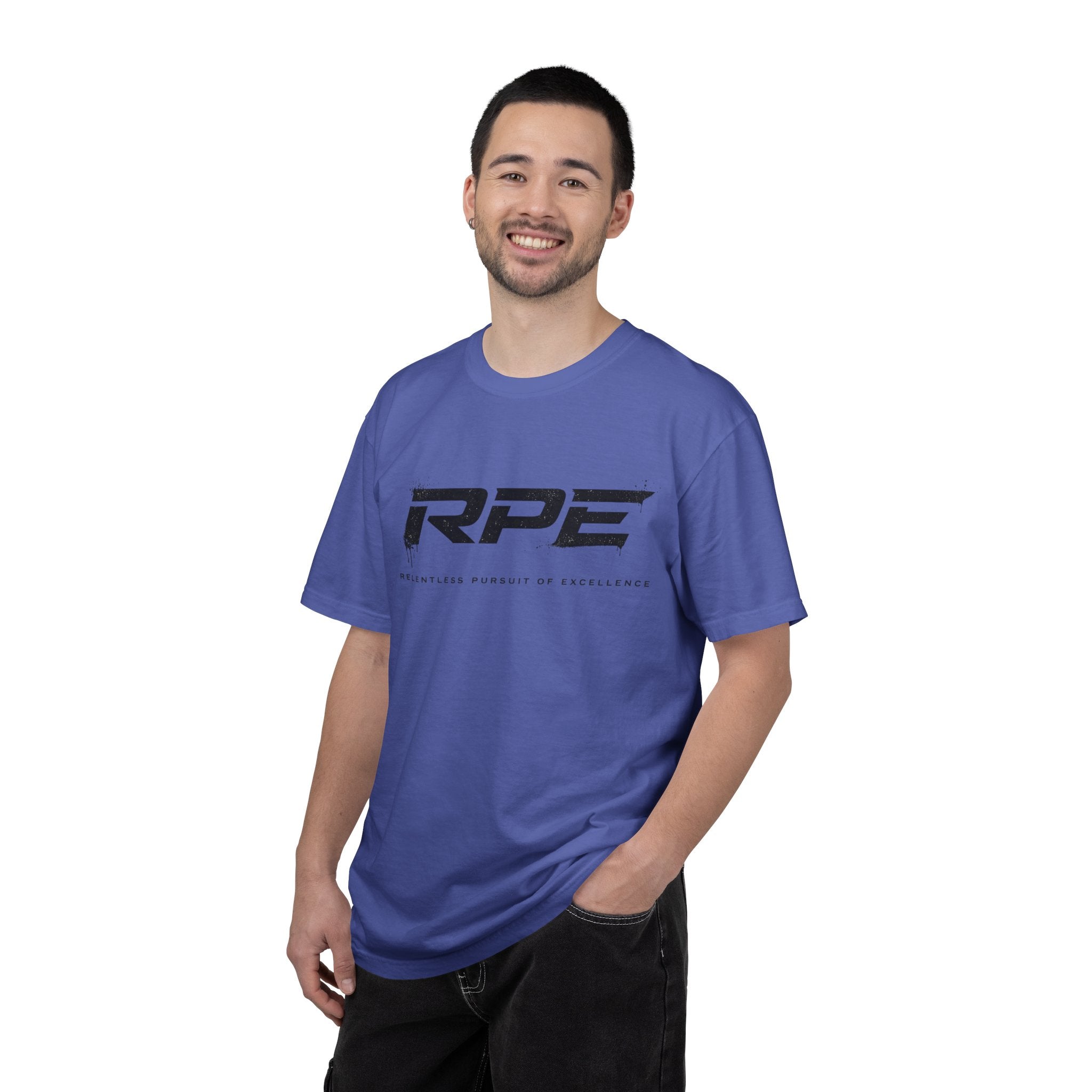 RPE logo tee T-Shirt | Athletic logo, minimalist black text